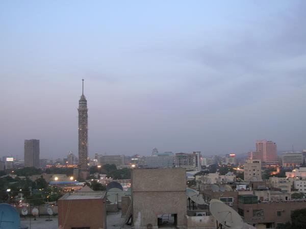 Каир вид на смотровую башню с 