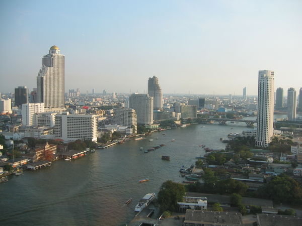  Thailand Bangkok Таиланд - Банкок отзыв - Вид на реку Чаопрайа в центре города.