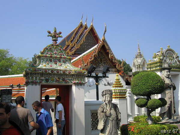 Thailand Bangkok Таиланд - Банкок отзыв - Фото в храмовом комплексе Wat Pho (Лежащего Будды)