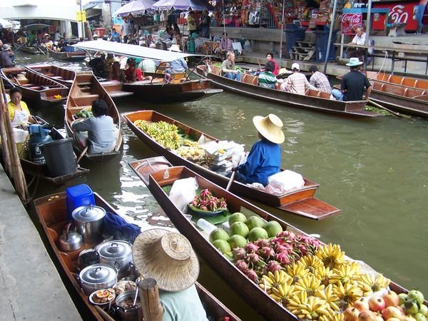  Thailand Bangkok Таиланд - Банкок отзыв - ПЛАВУЧИЙ РЫНОК (Floating Market)