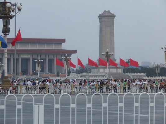 Вид на площадь Тяньаньмынь