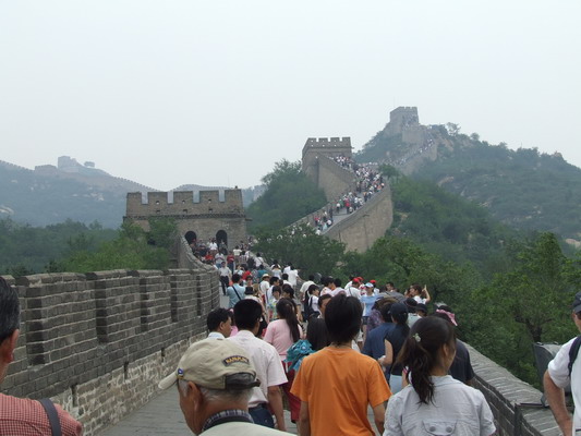 Виды стены в Бадалине Пекина beijing