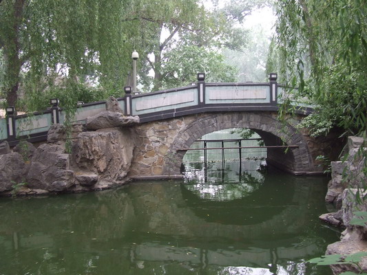 Мостик в Зоопарке Пекина beijing